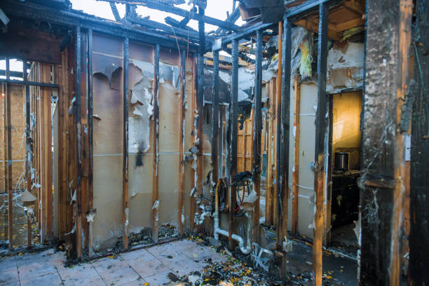 Professional Fire Damage Repair technician working in Reston, VA